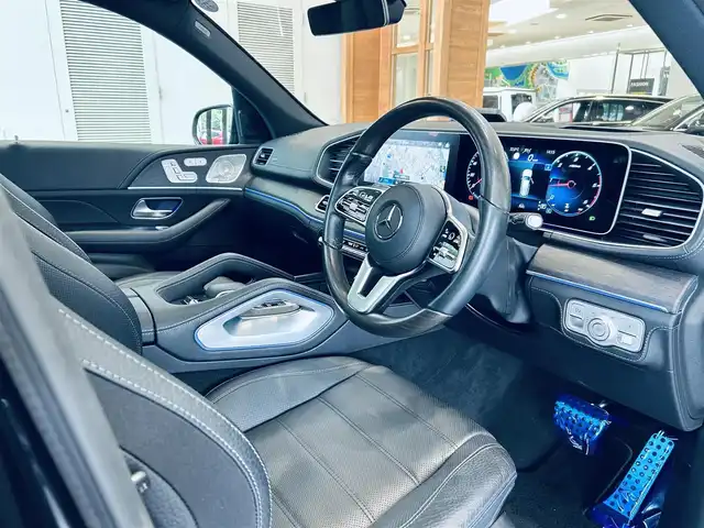 メルセデス・ベンツ Ｍ・ベンツ ＧＬＳ４００ｄ 4マチック AMGライン 大阪府 2023(令5)年 5.7万km オブシディアンブラック オフロードエンジニアリングP/レザーエクスクルーシブP/レーダーセーフティP/サンルーフ/HUD/黒革/メモリ付きパワーシート/エアシートヒーター/ブルメスター/純正ナビ/TV/360度カメラ/applecarplay/電動リアゲート/電動格納サードシート/純正21インチAW/LEDヘッドライト/アンビエントライト/ブラインドスポット/パフュームアトマイザー/ドアイージークローザー/ワイヤレス充電