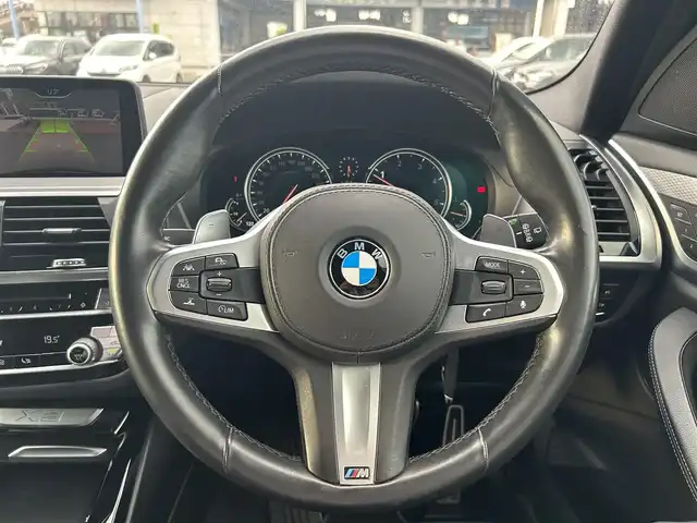 ＢＭＷ Ｘ３ xDrive20d Mスポーツ 滋賀県 2017(平29)年 5.5万km サファイアブラックP ワンオーナー/純正HDDナビ/TV/CD/DVD/BT/USB/360°カメラ/インテリジェントセーフティ/ドラレコ/前後PDC/ハーフレザーシート/パワーシート/電動リアゲート/アダプティプLEDヘッドライト/ACC/LKA/BSM/ワイヤレスチャージ/ルームミラーETC