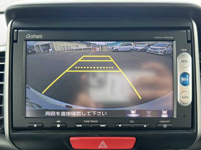 ホンダ Ｎ ＢＯＸ カスタム G SSパッケージ 山口県 2014(平26)年 8.7万km プレミアムホワイトパール ワンオーナー/禁煙車/スマートキー/プッシュスタート/ETC/両側パワースライドドア/純正SDナビ/(TV/BT/DVD/ラジオ)/バックカメラ/純正フロアマット/純正アルミホイール/ドアバイザー/シートヒーター/オートエアコン/オートライト/パワーウィンドウ/横滑り防止装置/CTBA/保証書/取扱説明書/記録簿
