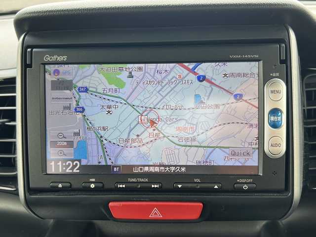 ホンダ Ｎ ＢＯＸ カスタム G SSパッケージ 山口県 2014(平26)年 8.7万km プレミアムホワイトパール ワンオーナー/禁煙車/スマートキー/プッシュスタート/ETC/両側パワースライドドア/純正SDナビ/(TV/BT/DVD/ラジオ)/バックカメラ/純正フロアマット/純正アルミホイール/ドアバイザー/シートヒーター/オートエアコン/オートライト/パワーウィンドウ/横滑り防止装置/CTBA/保証書/取扱説明書/記録簿