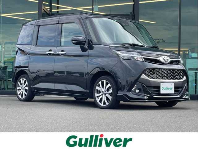 トヨタ タンク カスタムG－T 東京都 2020(令2)年 5.1万km ブラックマイカメタリック スマートアシスト３/衝突軽減ブレーキ/ハイビームアシスト/純正ナビ（NSZT-W68T）/バックカメラ/クルーズコントロール/シートヒーター/シート背面テーブル/両側パワースライドドア/LEDヘッドライト/フォグ/ビルトインETC