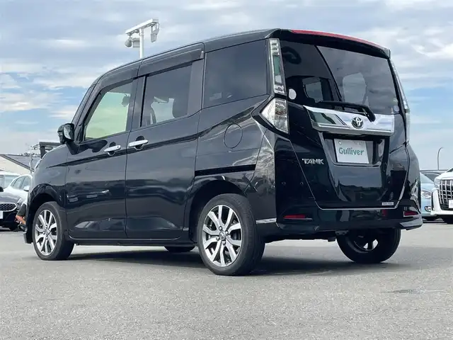 トヨタ タンク カスタムG－T 東京都 2020(令2)年 5.1万km ブラックマイカメタリック スマートアシスト３/衝突軽減ブレーキ/ハイビームアシスト/純正ナビ（NSZT-W68T）/バックカメラ/クルーズコントロール/シートヒーター/シート背面テーブル/両側パワースライドドア/LEDヘッドライト/フォグ/ビルトインETC