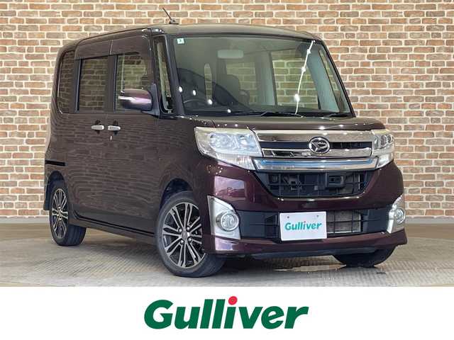 ダイハツ タント カスタム RS SA 岩手県 2014(平26)年 7.8万km プラムブラウンクリスタルマイカ ４WD/ターボ/寒冷地仕様/両側パワースライドドア/スマートアシスト１/衝突回避支援ブレーキ/誤発進抑制機能/横滑り防止装置/アイドリングストップ/ロールサンシェード/純正ナビ/（CD/DVD/フルセグ/USB/Bluetooth）/ステアリングスイッチ/バックカメラ/エンジンスターター/LEDヘッドライト/フォグランプ/純正14インチアルミホイール