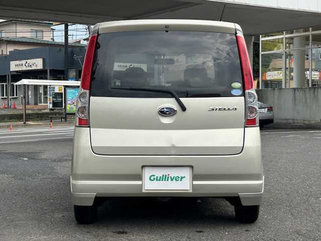 スバル ステラ LX 宮城県 2008(平20)年 10.2万km シャンパンメタリック 4WD/純正オーディオ/CD/AM/FM/ヘッドライトレベライザー/ETC/ドアバイザー/純正フロアマット/リモコンキー/スペアキー/純正スチールホイール付き夏タイヤ/（155/65/R14）
