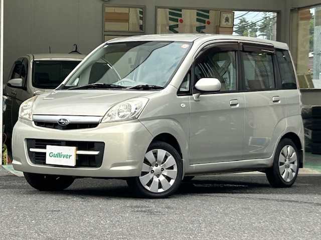 スバル ステラ LX 宮城県 2008(平20)年 10.2万km シャンパンメタリック 4WD/純正オーディオ/CD/AM/FM/ヘッドライトレベライザー/ETC/ドアバイザー/純正フロアマット/リモコンキー/スペアキー/純正スチールホイール付き夏タイヤ/（155/65/R14）