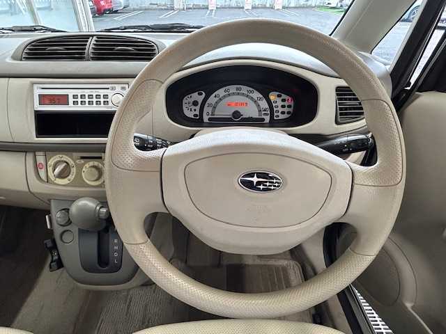 スバル ステラ LX 宮城県 2008(平20)年 10.2万km シャンパンメタリック 4WD/純正オーディオ/CD/AM/FM/ヘッドライトレベライザー/ETC/ドアバイザー/純正フロアマット/リモコンキー/スペアキー/純正スチールホイール付き夏タイヤ/（155/65/R14）