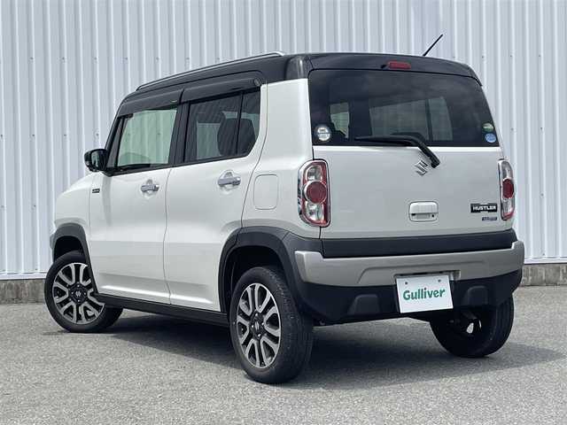 スズキ ハスラー Jスタイル Ⅲ 福岡県 2018(平30)年 6万km ピュアホワイトパール/ブラック2トーン デュアルカメラブレーキサポート/純正ナビ（ＣＮ－ＲＺ７３Ｗ）/フルセグTV/CD/DVD/SD/BT/全周囲カメラ/衝突軽減/レーンアシスト/ハーフレザー/前席シートヒーター/ＨＩＤヘッドライト/ＥＴＣ/純正ＡＷ
