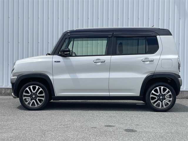 スズキ ハスラー Jスタイル Ⅲ 福岡県 2018(平30)年 6万km ピュアホワイトパール/ブラック2トーン デュアルカメラブレーキサポート/純正ナビ（ＣＮ－ＲＺ７３Ｗ）/フルセグTV/CD/DVD/SD/BT/全周囲カメラ/衝突軽減/レーンアシスト/ハーフレザー/前席シートヒーター/ＨＩＤヘッドライト/ＥＴＣ/純正ＡＷ