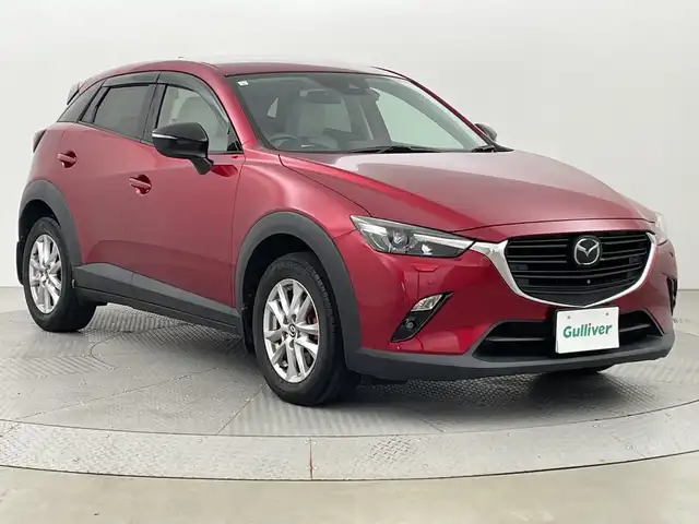 マツダ ＣＸ－３ 15S アーバンドレッサー 新潟県 2021(令3)年 5.1万km ソウルレッドクリスタルM ４ＷＤ/純正マツダコネクトナビ/フルセグ、ＣＤ、ＤＶＤ、ＢＴ/全周囲カメラ/LEDヘッドライト/ハーフレザーシート/前席パワーシート/アイドリングストップ/スタッドレス積み込み/ETC/パドルシフト/純正フロアマット/保証書、取説、スペアキー