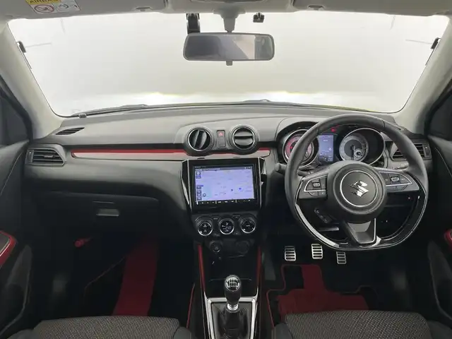 スズキ スイフト スポーツ 富山県 2023(令5)年 1.1万km チャンピオンイエロー 純正8型ナビ（AM/FM/CD/DVD/BT）/フルセグＴＶ/クルーズコントロール/純正前後ドライブレコーダー/純正エアロ/Ｄ席シートヒーター/プッシュスタート/スマートキー/ビルトインＥＴＣ/純正フロアマット/純正ドアバイザー/トノカバー/LEDヘッドライト/フォグランプ/オートライト