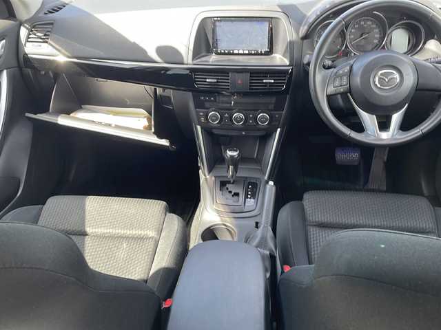 マツダ ＣＸ－５ XD 山梨県 2012(平24)年 4万km クリスタルホワイトパールマイカ ４WD/純正ナビ　/フルセグ　/ＥＴＣ　/バックカメラ　/サイドカメラ　/スマートキー　/デュアルエアコン　/オートライト　/ＨＩＤヘッドライト　/ＡＢＳ　/盗難防止装置　/横滑り防止　/ステリングスイッチ