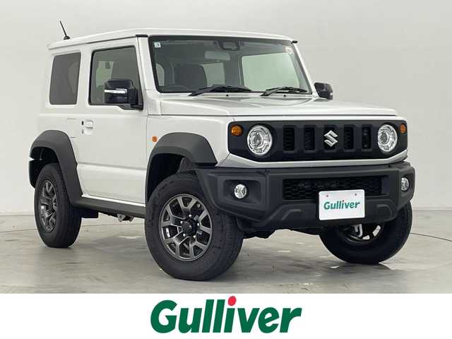 スズキ ジムニー シエラ JC 群馬県 2025(令7)年 0.2万km ピュアホワイトP 純正8インチナビ/・AM/FM/Bluetooth/CD/DVD/USB/フルセグTV/＝＝＝＝＝/純正８インチナビ　スズキセーフティサポート　デュアルセンサーブレーキサポート　車線逸脱警報機能　純正前後ドライブレコーダー　前席シートヒーター　パーキングセンサー　ＥＴＣ　スマートキー　４ＷＤ　禁煙車