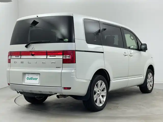 三菱 デリカＤ：５ D－Power package 新潟県 2017(平29)年 7.2万km ウォームホワイトパール 両側パワースライドドア/ＡＬＰＩＮＥ９インチナビ　/Bluetooth・USB・CD・DVD・Blu-ray/バックカメラ　/フルセグ　/Ｄ席パワーシート　/前席シートヒーター　/後方ドライブレコーダー（DC-DR401）/ＬＥＤオートライト　/衝突被害軽減システム　/４ＷＤ/純正ＥＴＣ　/純正１８インチＡＷ/純正フロアマット/スペアキー