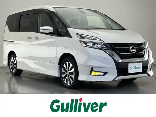 日産 セレナ ハイウェイスター Vセレクション 愛知県 2018(平30)年 6.2万km ブリリアントホワイトパール 純正９型ナビ　デジイン　全方位カメラ　セーフティパックＢ　パーキングアシスト　プロパイロット　フルセグＴＶ　ブルーレイ再生　ＥＴＣ　ドラレコ　追従クルコン　ＬＥＤライト　フォグ　コーナーセンサー　禁煙　車線逸脱　衝突軽減　USB　Bluetooth　両側パワースライドドア　プッシュスタート　スマートキー