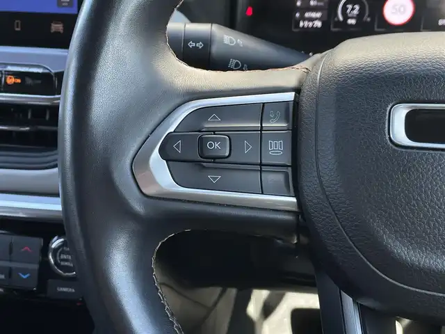 クライスラー・ジープ ジープ コンパス リミテッド 長野県 2021(令3)年 4.5万km 黒 ワンオーナー　/ブラックレザーシート　/ＡＬＰＩＮＥサウンド　/ナビ（ＦＭ／ＡＭ／ＴＶ／ＢＴ）　/ＡＣＣ　/ＬＫＡ　/ＢＳＭ　/Ｐアシスト　/３６０°カメラ　/Ｃａｒｐｌａｙ／Ａｎｄｒｏｉｄ　/ステアリングヒーター /PWBドア/ LEDヘッドライト＆フォグ /コーナーセンサー /ルーフレール /100Vソケット /USB /ダウンヒルアシスト /オートホールド /ETC2.0  /プッシュスタート