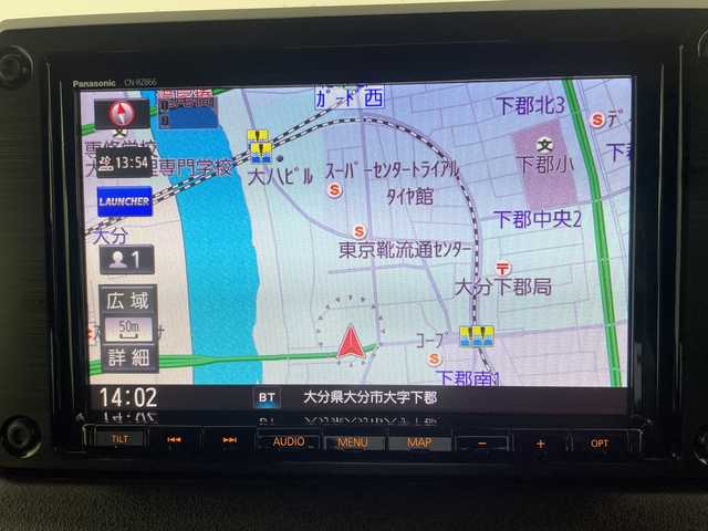 スズキ ジムニー XC 大分県 2021(令3)年 5.4万km ミディアムグレー ワンオーナー/純正OP8インチナビ（CN-RZ866）/・Bluetoothオーディオ/USBオーディオ/・フルセグTV/DVD/バックカメラ/セーフティサポート/クルーズコントロール/LEDヘッドランプ/オートライト/シートヒーター（前席）/ビルトインETC/取扱説明書/保証書/スペアキー1本