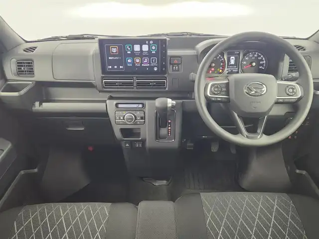 ダイハツ アトレー バン RS 愛知県 2025(令7)年 0.4万km オフビートカーキM 純正9インチディスプレイオーディオ/バックカメラ/AppleCarPlay/AndroidAuto/スマートアシスト/衝突被害軽減ブレーキ/レーダークルーズコントロール/横滑り防止装置/コーナーセンサー/レーンキープアシスト/オートライト/オートマチックハイビーム/LEDヘッドライト/LEDフォグライト/両側電動スライドドア/HDMI接続/純正フロアマット/プッシュスタート/スマートキー/スペアキー