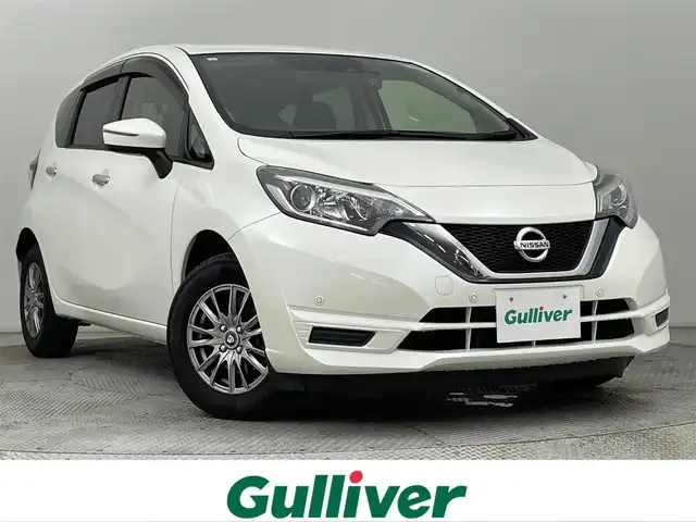 日産 ノート X FOUR 道央・札幌 2019(平31)年 5.1万km ブリリアントホワイトパール ・4WD/・エマージェンシーブレーキ/・レーンキープアシスト/・純正メモリ/・フルセグ/・Bluetooth/・CD・DVD/・AM/FM/・バックカメラ/・ETC/・コーナーセンサー/・前後ドライブレコーダー/・スマートキー/・プッシュスタート/・オートライト/・オートエアコン/・横滑り防止装置/・電格ミラー