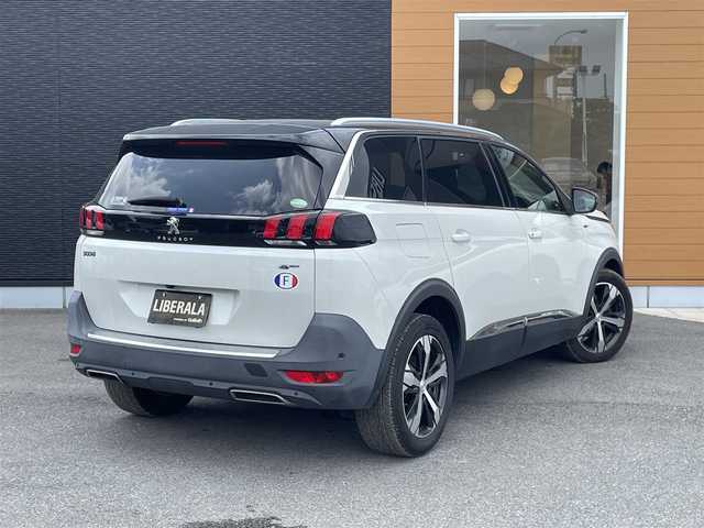プジョー ５００８ GT ブルーHDi 栃木県 2019(令1)年 6.4万km 白 禁煙車/ディスプレイオーディオ/AppleCarPlay/AndroidAuto/ACC/ブラインドスポットモニター/LEDヘッドライト/パワーバックドア/アクティブセーフブレーキ/ハーフレザーシート/サイドカメラ/バックカメラ/置くだけ充電/前後ドラレコ