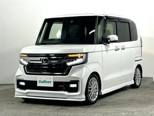 ホンダ Ｎ ＢＯＸ カスタム L ターボ 大阪府 2021(令3)年 1万km プラチナホワイトパール ホンダセンシング　純正８ｉｎｃナビＴＶ　Ｂカメラ　両側パワースライドドア　ＬＥＤライト　レーダークルーズ　衝突軽減Ｂ　レーンアシスト　クリアランスソナー　シートヒーター　スマートキー