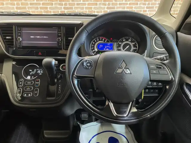 三菱 ｅＫスペース カスタムT セーフティプラスED 岩手県 2019(平31)年 5万km チタニウムグレーメタリック ４WD/ターボ/両側パワースライドドア/全周囲モニター/衝突被害軽減システム/クルーズコントロール/レーンアシスト/シートヒーター/横滑り防止装置/アイドリングストップ/ロールサンシェード/ハイビームアシスト/純正ナビ/フルセグTV/LEDヘッドライト/純正15インチアルミホイール/フォグランプ