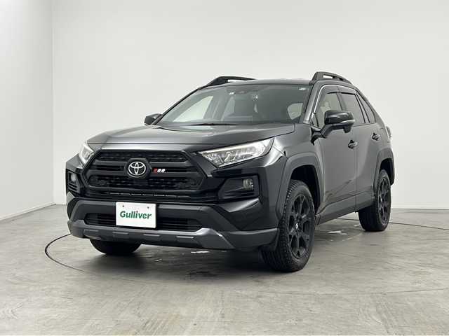 トヨタ ＲＡＶ４ アドベンチャー オフロードPKG 三重県 2021(令3)年 5.9万km アティチュードブラックマイカ 禁煙車/ディスプレイオーディオ/AM/FM/BT/USB/フルセグTV/スマホ連動/BSM/レザーシート/シートヒーター・エアシート/ステアリングヒーター/エンジンスターター/クリアランスソナー/レーダークルーズコントロール/バックカメラ/ルーフレール/前後ドライブレコーダー/100V電源/オートハイビーム/フォグライト