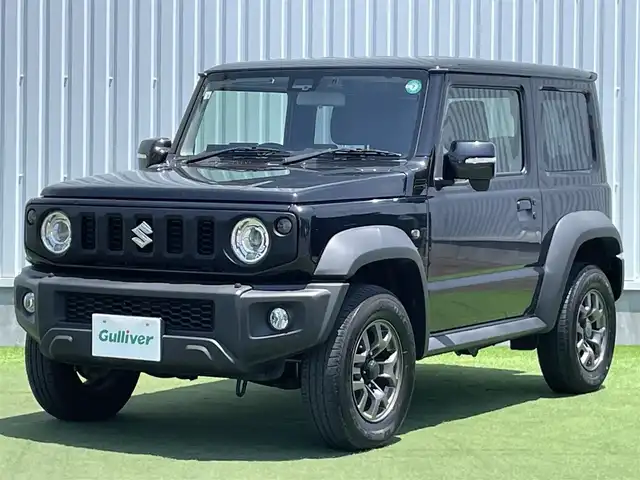スズキ ジムニー シエラ JC 香川県 2020(令2)年 5.7万km ブルーイッシュブラックパール3 登録時走行距離：56350km/カロッツェリア8型ナビ/　CD DVD BT フルセグTV/バックカメラ/衝突被害軽減装置/レーンキープアシスト/クルーズコントロール/ダウンヒルアシスト/LEDヘッドライト/オートライト/フォグランプ/ヘッドライトウォッシャー/電動格納ウィンカーミラー/ヒーテッドドアミラー/横滑り防止装置/ドライブレコーダー/ビルトインETC/シートヒーター/革巻きステアリング/ステアリングスイッチ/プッシュスタート/スマートキー/スペアキー