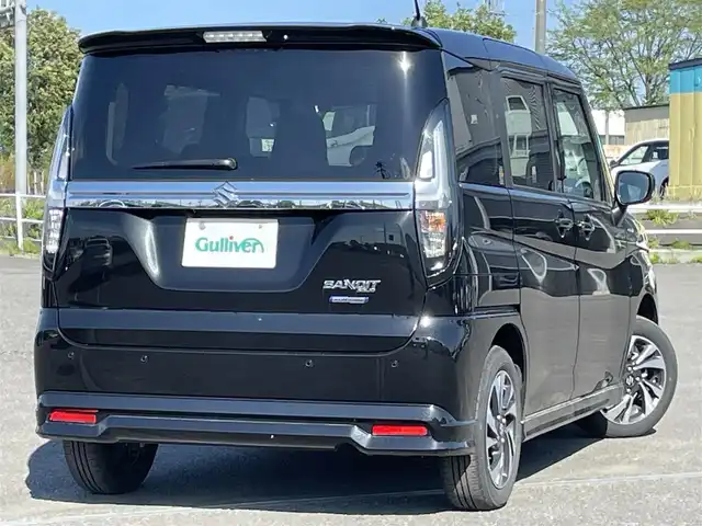 スズキ ソリオ バンディット HV MV 道央・札幌 2024(令6)年 2.1万km スーパーブラックパール ４WD/社外メモリーナビ/AM/FM/BT/デュアルカメラブレーキサポート/横滑り防止装置/レーダークルーズコントロール/レーンキープアシスト/リヤパーキングセンサー/バックカメラ/ETC/ドライブレコーダー/アイドリングストップ/HUD/両側パワースライドドア/前席シートヒーター/革巻きステアリング/ステアリングリモコン/プッシュスタート/スマートキー/LEDヘッドライト/オートライト/オートハイビーム/フォグランプ/電動格納ミラー/ヒーテッドドアミラー/ウィンカーミラー/フロアマット/スペアキー/レンタカー登録