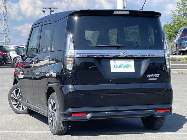 スズキ ソリオ バンディット HV MV 道央・札幌 2024(令6)年 2.1万km スーパーブラックパール ４WD/社外メモリーナビ/AM/FM/BT/デュアルカメラブレーキサポート/横滑り防止装置/レーダークルーズコントロール/レーンキープアシスト/リヤパーキングセンサー/バックカメラ/ETC/ドライブレコーダー/アイドリングストップ/HUD/両側パワースライドドア/前席シートヒーター/革巻きステアリング/ステアリングリモコン/プッシュスタート/スマートキー/LEDヘッドライト/オートライト/オートハイビーム/フォグランプ/電動格納ミラー/ヒーテッドドアミラー/ウィンカーミラー/フロアマット/スペアキー/レンタカー登録