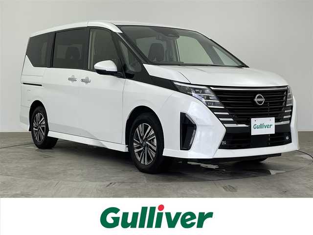 日産 セレナ e－パワー ハイウェイスター V 大分県 2023(令5)年 4.1万km プリズムホワイト メーカーOPナビ（12.3インチ）/TV/Bluetooth/アラウンドビューモニター/両側パワースライドドア/フリップダウンモニター/プロパイロット/デジタルインナーミラー/レーダークルーズ/電動パーキングブレーキ/LEDヘッドライト/フロアマット/プッシュスタート/BSM/ETC