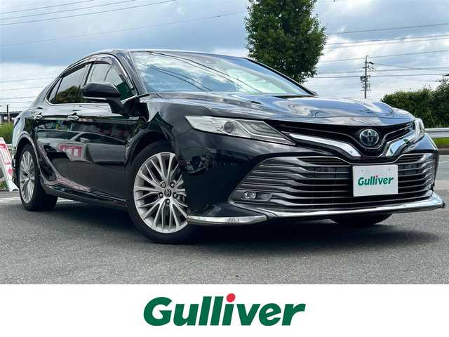 トヨタ カムリ G レザーパッケージ 愛知県 2017(平29)年 7万km アティチュードブラックマイカ 純正メモリナビ/フルセグテレビ/バックカメラ/Bluetooth/ウィンカーミラー/クルーズコントロール/サンルーフ/ドアバイザー/プッシュスタート/パワーバックドア/ビルトインETC/デジタルインナーミラー/衝突軽減ブレーキ/BSM