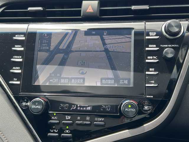 トヨタ カムリ G レザーパッケージ 愛知県 2017(平29)年 7万km アティチュードブラックマイカ 純正メモリナビ/フルセグテレビ/バックカメラ/Bluetooth/ウィンカーミラー/クルーズコントロール/サンルーフ/ドアバイザー/プッシュスタート/パワーバックドア/ビルトインETC/デジタルインナーミラー/衝突軽減ブレーキ/BSM