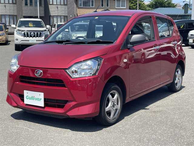 ダイハツ ミラ イース L 道央・札幌 2018(平30)年 5.1万km マゼンタベリーマイカM 登録時走行距離50178ｋｍ/　4　W　D　/純正オーディオ（CD/FM/AM)/アイドリングストップ/リモコンキー/純正フロアマット/ABS/横滑り防止装置/盗難防止装置/ヘッドライトレベライザー