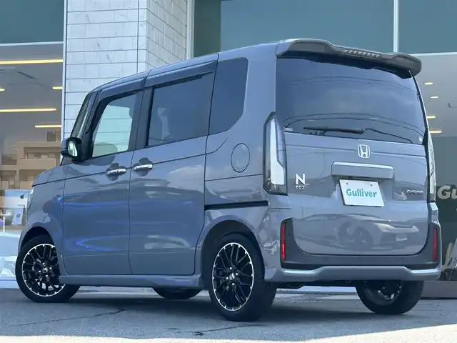 ホンダ Ｎ ＢＯＸ カスタム ターボ コーディネートS 兵庫県 2023(令5)年 0.3万km グレー 純正8インチディスプレイオーディオ/バックカメラ/ビルトインETC/両側パワースライドドア/前席シートヒーター/LEDヘッドライト/オートライト/パドルシフト/純正15インチAW/純正フロアマット/衝突軽減ブレーキ/スマートキープッシュスタート