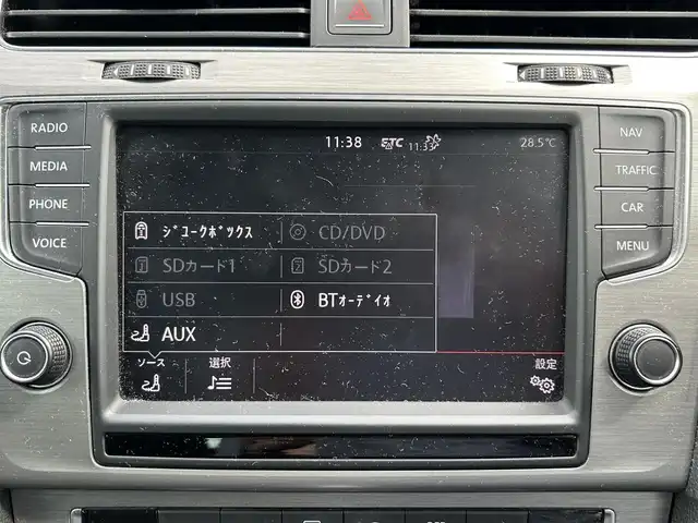 フォルクスワーゲン ゴルフ ヴァリアント TSI コンフォートライン プレミアムED 茨城県 2015(平27)年 7.7万km オリックスホワイトマザーオブパールエフェクト 純正メモリーナビ/（AM.FM.CD.DVD.BT.USB）/フルセグTV/バックカメラ/ETC/ドラレコ/クルーズコントロール/LEDヘッドライト/オートライト/スマートキー/プッシュスタート