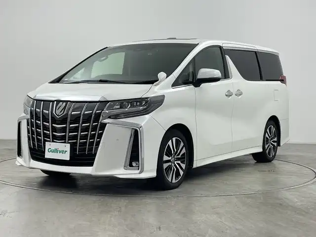 トヨタ アルファード S Cパッケージ 群馬県 2020(令2)年 5.7万km ホワイトパールクリスタルシャイン サンルーフ　純正ディスプレイオーディオ　純正１２．１型後席モニター　バックカメラ　シートベンチレーション　両側電動スライドドア　デジタルインナーミラー　ＬＥＤ　ＢＳＭ　ＥＴＣ　スマートキー　禁煙車