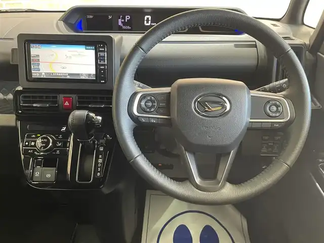 ダイハツ タント カスタム RS 岩手県 2023(令5)年 1万km シャイニングホワイトパール ４WD/ターボ/両側パワースライドドア/スマートアシスト/衝突回避支援ブレーキ/ブレーキ制御付き誤発進抑制機能/車線逸脱警報/アダプティブクルーズコントロール/レーンキープコントロール/オートハイビーム/標識認識機能/先行車発信お知らせ機能/コーナーセンサー/横滑り防止装置/アイドリングストップ/ロールサンシェード/前席シートヒーター/運転席ロングスライドシート/オプションALPINE製ナビ/フルセグTV/バックカメラ/ETC/LEDヘッドライト/LEDフォグライト/純正１５インチアルミホイール