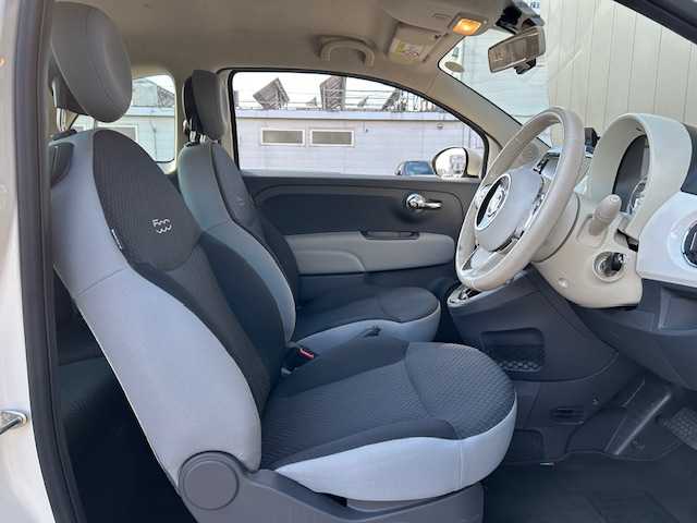 フィアット ５００ 1．2 ポップ 道東・釧路十勝 2017(平29)年 4万km ボサノバホワイト 純正ディスプレイオーディオ/ BT/USB/AUX/社外ETC/社外前後ドライブレコーダー/ステアリングスイッチ/ハロゲンヘッドライト/マニュアルエアコン/純正14インチスチールホイール/純正フロアマット/リモコンキー