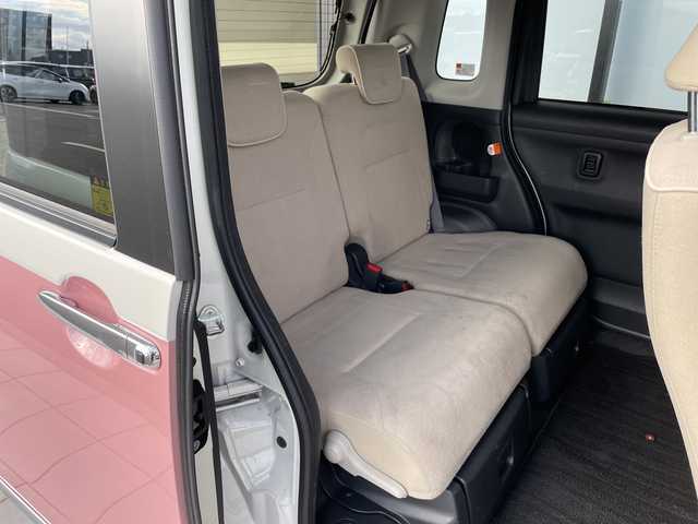 ダイハツ ムーヴ キャンバス G メイクアップ VS SAⅢ 愛知県 2021(令3)年 6.2万km パールホワイトⅢ/ブルーミングピンクメタリック 純正ナビ/全方位カメラ/両側パワースライドドア/シートヒーター/バックカメラ/コーナーセンサー/ＥＴＣ/LEDヘッドライト/レーンキープアシスト/ドライブレコーダー/ステアリングスイッチ/Bluetooth/フルセグ/衝突軽減システム/スマートキー/プッシュスタート