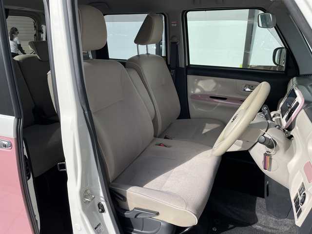 ダイハツ ムーヴ キャンバス G メイクアップ VS SAⅢ 愛知県 2021(令3)年 6.2万km パールホワイトⅢ/ブルーミングピンクメタリック 純正ナビ/全方位カメラ/両側パワースライドドア/シートヒーター/バックカメラ/コーナーセンサー/ＥＴＣ/LEDヘッドライト/レーンキープアシスト/ドライブレコーダー/ステアリングスイッチ/Bluetooth/フルセグ/衝突軽減システム/スマートキー/プッシュスタート