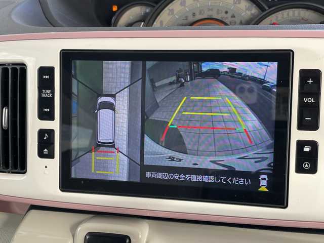 ダイハツ ムーヴ キャンバス G メイクアップ VS SAⅢ 愛知県 2021(令3)年 6.2万km パールホワイトⅢ/ブルーミングピンクメタリック 純正ナビ/全方位カメラ/両側パワースライドドア/シートヒーター/バックカメラ/コーナーセンサー/ＥＴＣ/LEDヘッドライト/レーンキープアシスト/ドライブレコーダー/ステアリングスイッチ/Bluetooth/フルセグ/衝突軽減システム/スマートキー/プッシュスタート