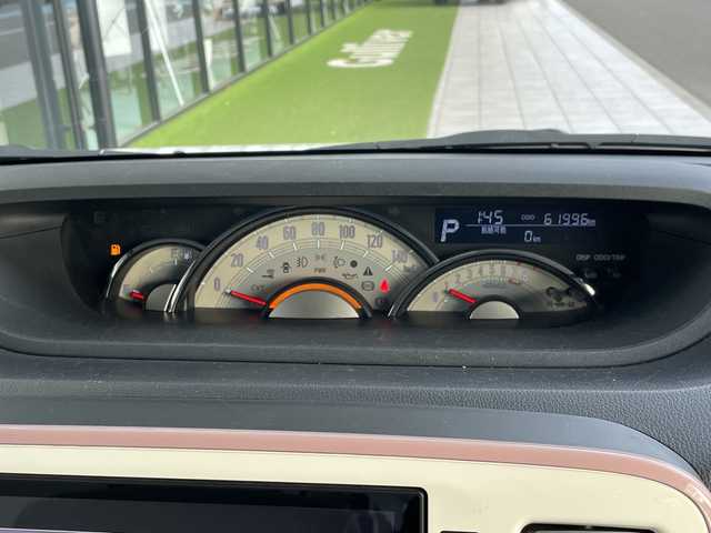 ダイハツ ムーヴ キャンバス G メイクアップ VS SAⅢ 愛知県 2021(令3)年 6.2万km パールホワイトⅢ/ブルーミングピンクメタリック 純正ナビ/全方位カメラ/両側パワースライドドア/シートヒーター/バックカメラ/コーナーセンサー/ＥＴＣ/LEDヘッドライト/レーンキープアシスト/ドライブレコーダー/ステアリングスイッチ/Bluetooth/フルセグ/衝突軽減システム/スマートキー/プッシュスタート