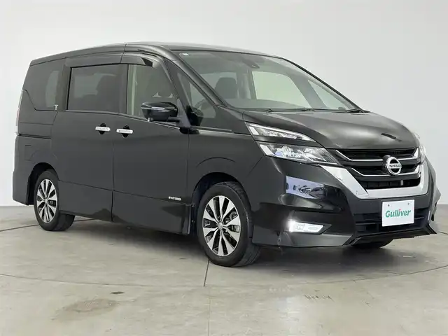 日産 セレナ ハイウェイスターVセレクションⅡ 愛知県 2019(平31)年 6.9万km ダイヤモンドブラック プロパイロット/純正SDナビ/Bluetooth接続/CD/DVD再生/AM/FM/フルセグTV/ドライブレコーダー/ビルトインETC/シートヒーター/ステアリングヒーター/ステアリングスイッチ/両側パワースライドドア/アラウンドビューモニター/純正16インチアルミホイール/純正フロマット/LEDヘッドライト/フォグライト