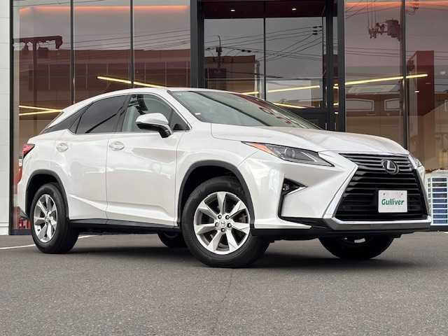 レクサス ＲＸ 200t 宮城県 2016(平28)年 5.4万km ソニッククォーツ 登録時走行距離53718km/純正ナビ/AM・FM・AUX・TV/電動パワーシート/バックカメラ/電動パーキングブレーキ/ドライブレコーダー/ビルトインETC/純正フロアマット/電動リアゲート/オートマチックハイビーム/レーダークルーズコントロール/ステアリングリモコン/アイドリングストップ/純正アルミホイール/フォグランプ/純正LEDヘッドライト