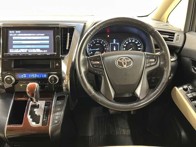 トヨタ ヴェルファイア X 道央・札幌 2015(平27)年 7.1万km ブラック /4WD//寒冷地仕様//モデリスタエアロ//純正ナビ　NSZT-Y64T//フルセグ/BT/CD/DVD/SD//バックカメラ//片側パワースライドドア//クリアランスソナー//横滑り防止装置//盗難防止装置//カーテンエアバック//オートライト//ＬＥＤヘッドライト//スマートキー//プッシュスタート//純正フロアマット//純正ドアバイザー//フォグランプ