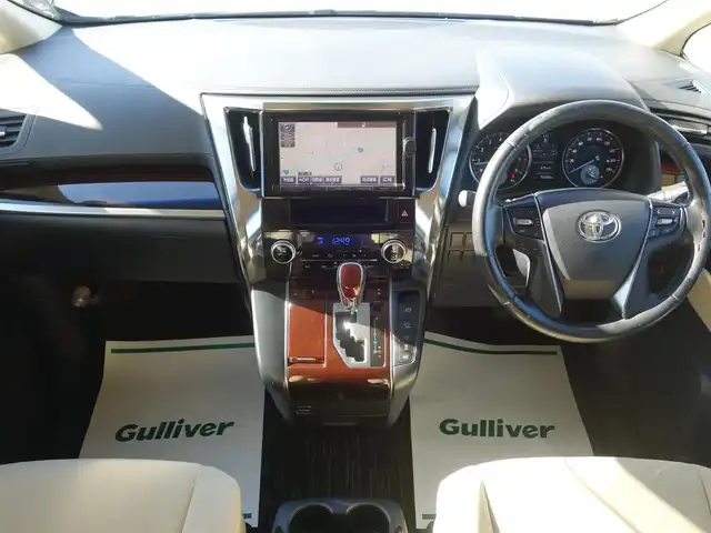 トヨタ ヴェルファイア X 山形県 2015(平27)年 7.1万km ブラック 4WD/モデリスタエアロ/純正SDナビ/　　【CD DVD BT フルセグ MSV】/バックカメラ/パワースライドドア/LEDオートヘッドライト/純正16インチアルミ/コーナーセンサー/ステアリングスイッチ/MTモード付AT/電動格納ウィンカーミラー/フォグランプ/純正フロアマット/ドアバイザ―/スマートキー×2/ETC