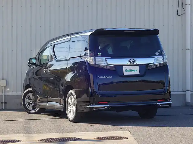 トヨタ ヴェルファイア X 山形県 2015(平27)年 7.1万km ブラック 4WD/モデリスタエアロ/純正SDナビ/　　【CD DVD BT フルセグ MSV】/バックカメラ/パワースライドドア/LEDオートヘッドライト/純正16インチアルミ/コーナーセンサー/ステアリングスイッチ/MTモード付AT/電動格納ウィンカーミラー/フォグランプ/純正フロアマット/ドアバイザ―/スマートキー×2/ETC