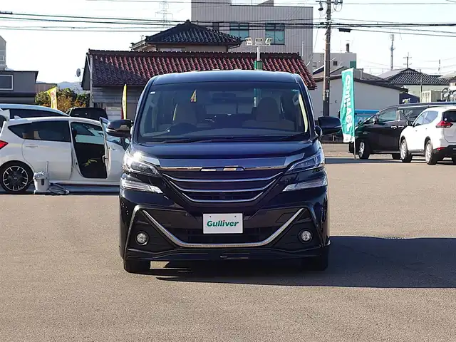 トヨタ ヴェルファイア X 山形県 2015(平27)年 7.1万km ブラック 4WD/モデリスタエアロ/純正SDナビ/　　【CD DVD BT フルセグ MSV】/バックカメラ/パワースライドドア/LEDオートヘッドライト/純正16インチアルミ/コーナーセンサー/ステアリングスイッチ/MTモード付AT/電動格納ウィンカーミラー/フォグランプ/純正フロアマット/ドアバイザ―/スマートキー×2/ETC