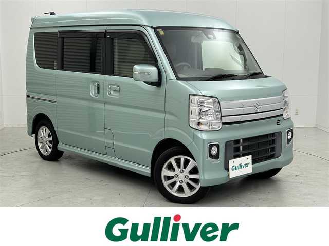 スズキ エブリィ ワゴン PZターボ スペシャル 茨城県 2018(平30)年 5.2万km ガーデニングアクアM 社外ナビ/バックカメラ/フルセグ/衝突被害軽減/両側電動スライドドア/オートステップ/ETC/ドラレコ/純正14インチAW/スマートキー