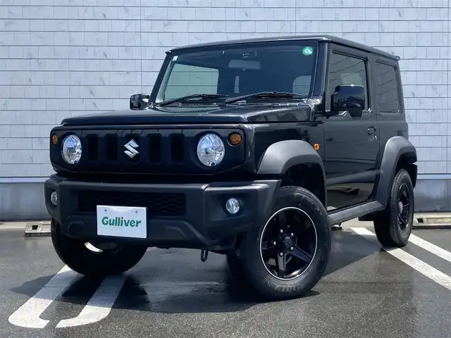 スズキ ジムニー シエラ JL 静岡県 2019(平31)年 5.3万km ブルーイッシュブラックパール3 純正ディスプレイオーディオ(PVH-9300DVSZS)/　AM FM CD DVD Bluetooth/ビルトインETC/シートヒーター(前席)/純正15インチアルミホイール/スマートキー＆プッシュスタート/パートタイム4WD/フロントフォグランプ/純正フロアマット/バックモニター/前方ドライブレコーダー